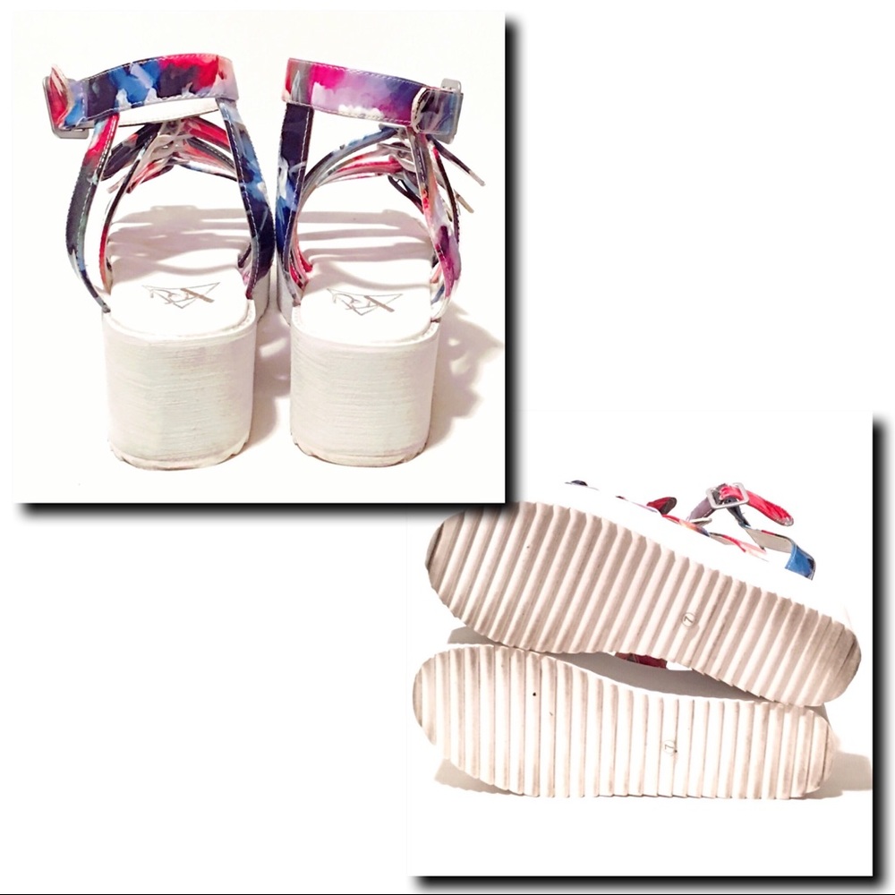 YRU Oasis Floral Flatforms - Picture 8 of 8